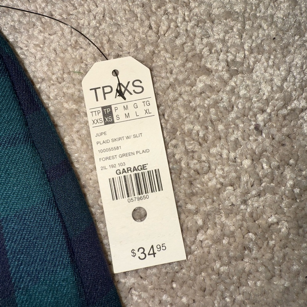 NWT Garage Plaid Skirt! - Picture 4 of 4